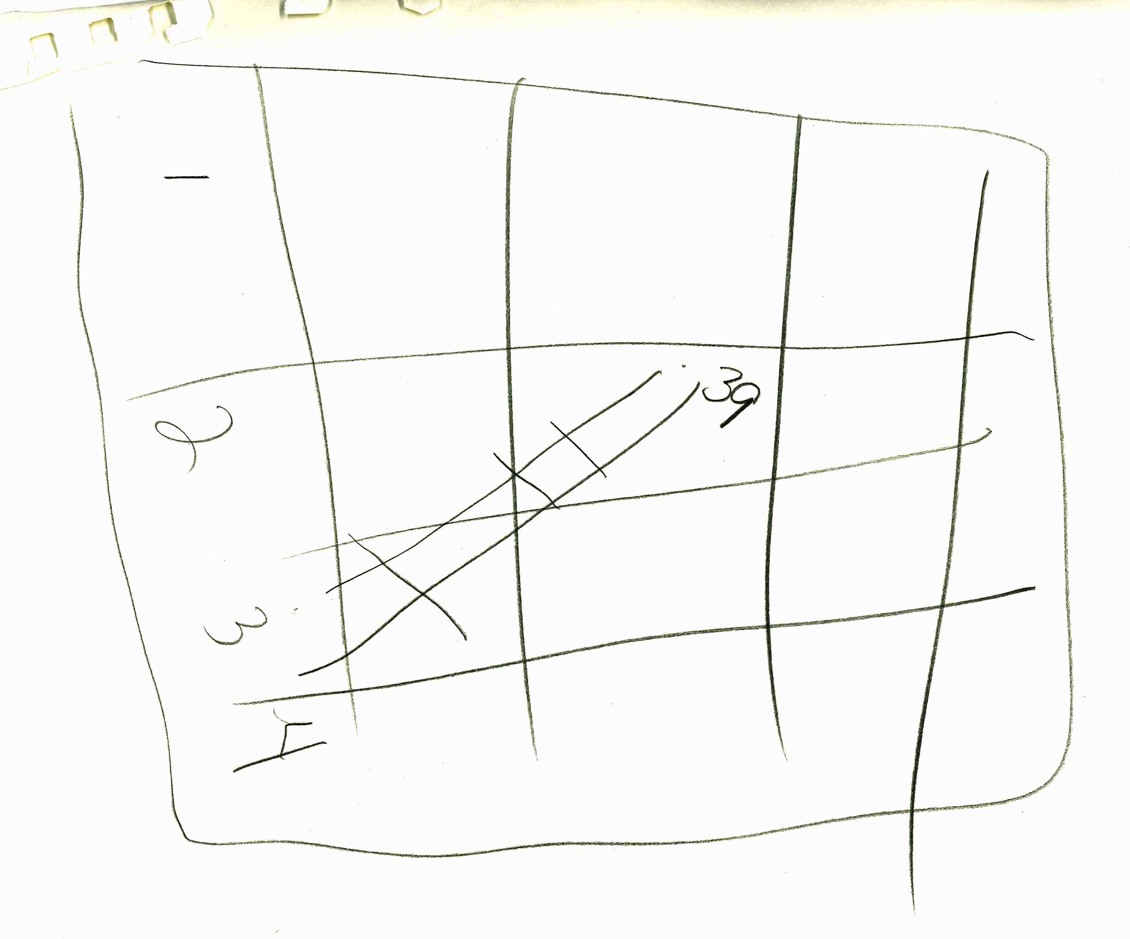 Barb's first sketch of her game